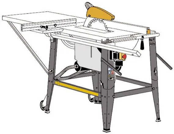 Lindahl & Nermark Bordcirkelsåg LCS254