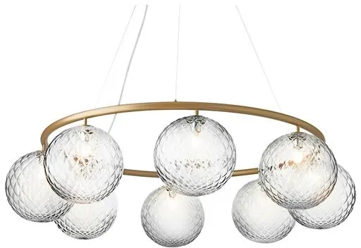 Nuura Miira 8 Circular Taklampa Mässing/Optic