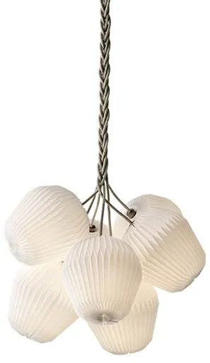 Le Klint THE BOUQUET Medium -krona med 7 papperskärmar