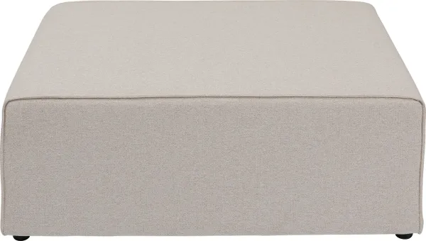 KARE DESIGN Infinity Pouff Elements Cream modul - kräm polyester och polypropen (68x100)