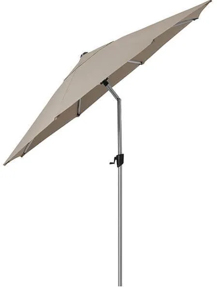 Cane-Line Sunshade parasoll med lutning - Ø 300 cm - Taupe
