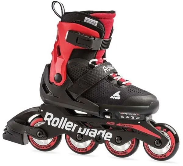 Rollerblade Inline Skates Svart/Röd - Storlek 33-36,5